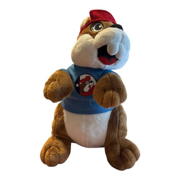 Buckee's Beaver Plushie 11 inches Don't Mess with Texas - Picture 1 of 5